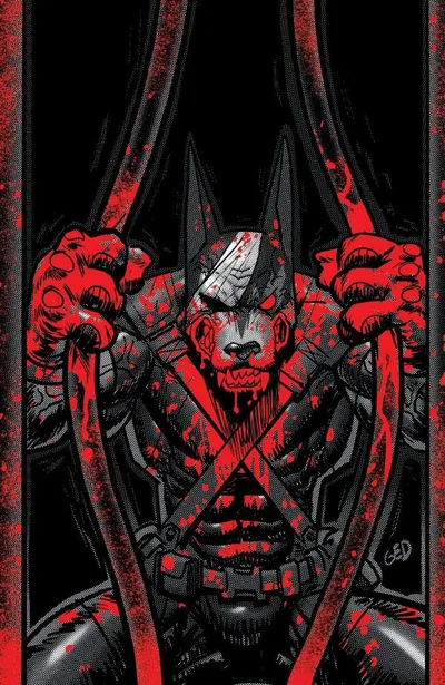 Cover of Cover F Juan Gedeon Incentive Bloody B&W Variant (1:50)