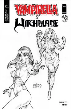 Cover of Cover K Joseph Michael Linsner Line Art 1:15 Incentive Variant