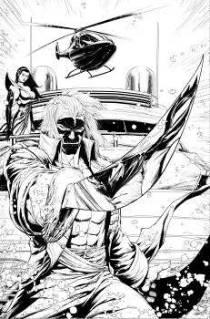 Cover of Cover D Tyler Kirkham Witchblade Team Up Variant