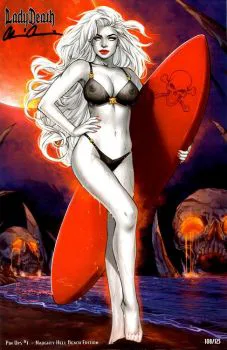 Cover of Cover AA Elias Chatzoudis Naughty Hell Beach Variant (Ltd. 125)