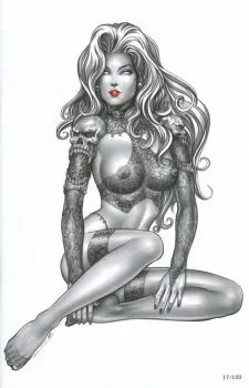 Cover of Cover AC Monte Moore Naughty Lace Virgin Variant (Ltd. 150)
