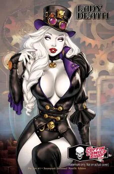 Cover of Cover AX Elias Chatzoudis Steampunk Metal Variant (Ltd. 25)
