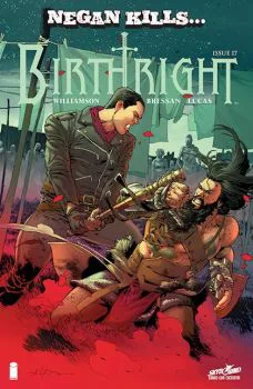 Cover of Cover B "Negan Kills..." SDCC 2016 Exclusive