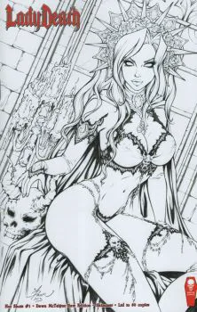 Cover of Cover V Dawn McTeigue Raw Edition Shimmer (Limited to 50)