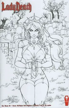 Cover of Cover W Dawn McTeigue Raw Edition Unholy (Limited to 50)