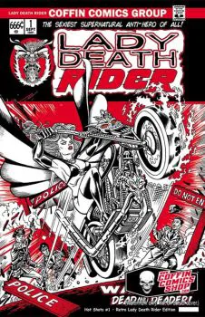 Cover of Cover AO Retro Lady Death Rider Edition