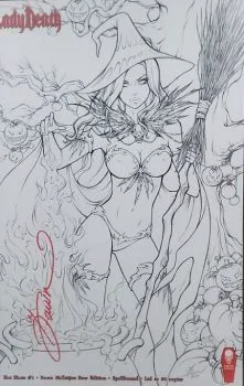 Cover of Cover AP Dawn McTeigue Raw Edition Spellbound Variant (Ltd. 50)