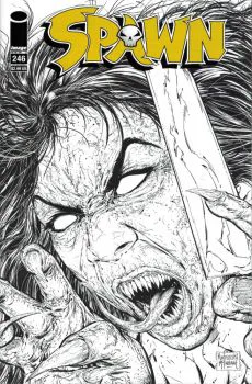 Cover of Todd McFarlane Incentive B&W Variant (1:25)