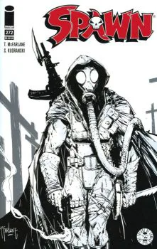 Cover of Variant Todd McFarlane Black & White Cover