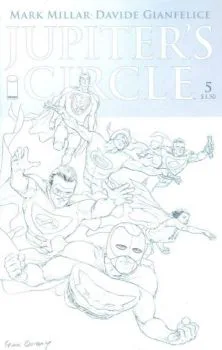 Cover of Frank Quitely Variant Black & White Cover