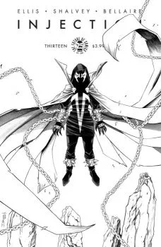 Cover of Variant Declan Shalvey Spawn Month Black & White Cover