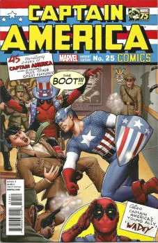 Cover of 75 Years of Marvel Deadpool Variant
