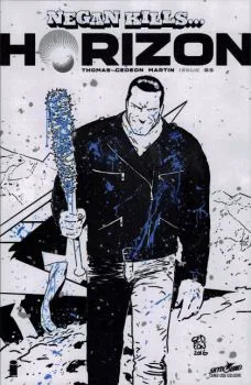 Cover of Cover C "Negan Kills..." NYCC 2016 Exclusive Sketch