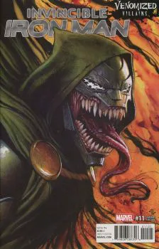 Cover of Variant Adi Granov Venomized Dr Doom Cover
