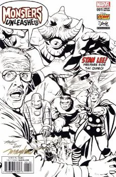 Cover of Stan Lee Box Exclusive B&W Variant