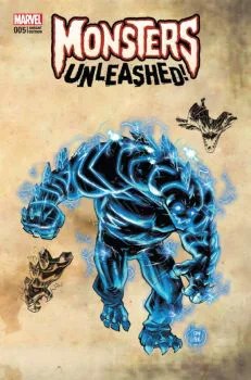 Cover of Variant Adam Kubert Monster Wraparound Cover