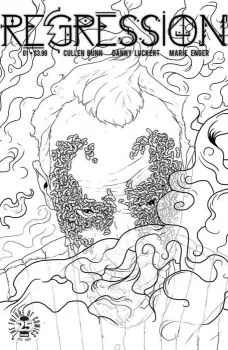 Cover of Variant Danny Luckert Spawn Month Black & White Cover