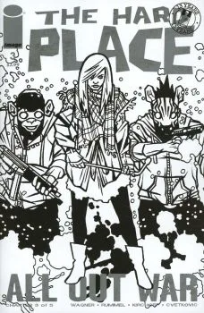 Cover of Walking Dead #116 Tribute B&W Cover