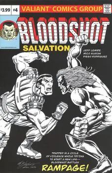 Cover of Cover H Larry's Comics Knightmare Throwback Bob Layton Sketch Variant
