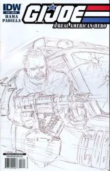 Cover of Larry Hama Sketch Variant Cover
