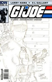 Cover of Larry Hama Retailer Incentive Sketch Cover