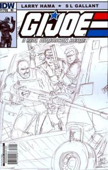 Cover of Larry Hama Retailer Incentive Sketch Cover