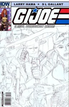 Cover of Larry Hama Retailer Incentive Sketch Cover