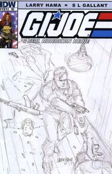 Cover of Larry Hama Retailer Incentive Sketch Cover