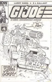 Cover of Larry Hama 1:10 Retailer Incentive Sketch Cover