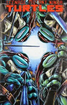 Cover of Cover Q Kevin Eastman Cover Variant, included with Walmart exclusive 4-Pack Figure by Playmates Toys