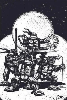 Cover of Cover AJ Kevin Eastman & Peter Laird Exclusive B&W Virgin Variant (Ltd. 350)