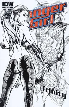 Cover of J. Scott Campbell Incentive B&W Variant (1:10)