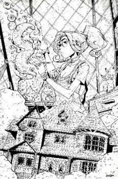 Cover of Comic Corner Store Exclusive Jon Lam Sketch Variant