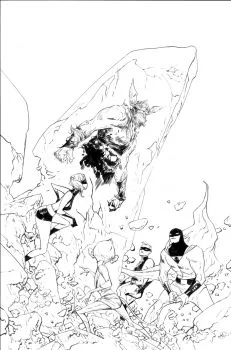 Cover of Cover I Jae Lee Incentive B&W Virgin Variant (1:15)