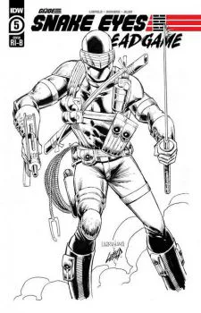 Cover of Larry Hama & Rob Liefeld 1:25 Retailer Incentive Variant Cover B