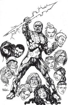 Cover of Cvr L Shazam Comics *REDACTED* Var Hall