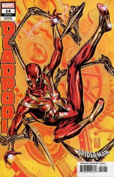 Cover of Variant Mark Brooks Spider-Man Fantastic Four Suit Cover
