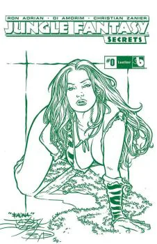 Cover of Leather (Jungle green over white)