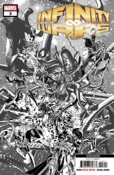 Cover of Cover F Mike Deodato Jr. 2nd Print B&W Variant