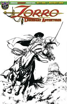 Cover of Cover B Blazing Blades Of Zorro Ltd Ed Cover