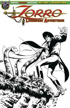 Cover of Cover B Blazing Blades Of Zorro Ltd Ed Cover