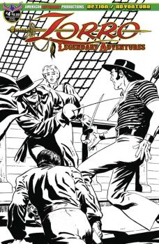 Cover of Cover B Blazing Blades Of Zorro Ltd Ed Cover