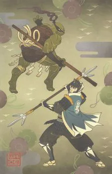 Cover of Scott Wade Exclusive Samurai Blue Ranger Variant