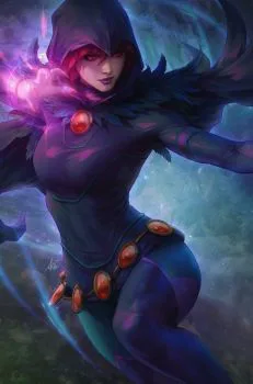 Cover of Cover C Artgerm Collectibles Exclusive Raven Virgin Variant