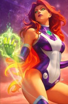 Cover of Cover D Artgerm Collectibles Exclusive Starfire Virgin Variant