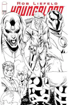 Cover of Cover E Rob Liefeld B&W Variant