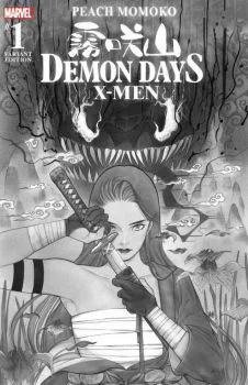 Cover of Cover AB Peach Momoko Exclusive B&W Variant