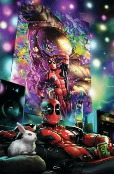 Cover of Clayton Crain Exclusive Deadpool Blacklight Variant