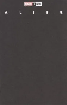 Cover of Black Blank Variant Edition Cover