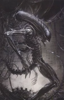 Cover of Clayton Crain ClaytonCrain.Com Xenomorph Virgin Variant Cover (Ltd. #/1000)